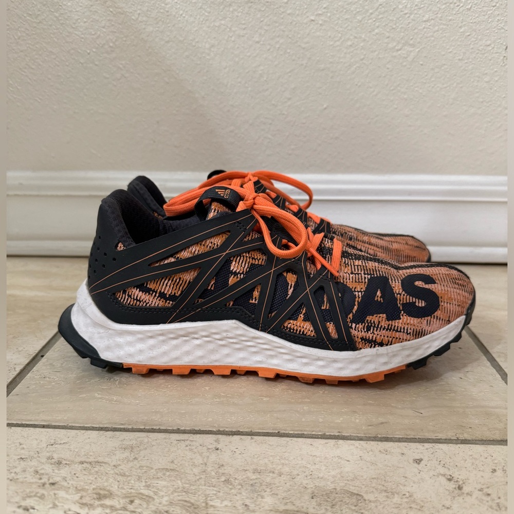 Adidas running shoes.